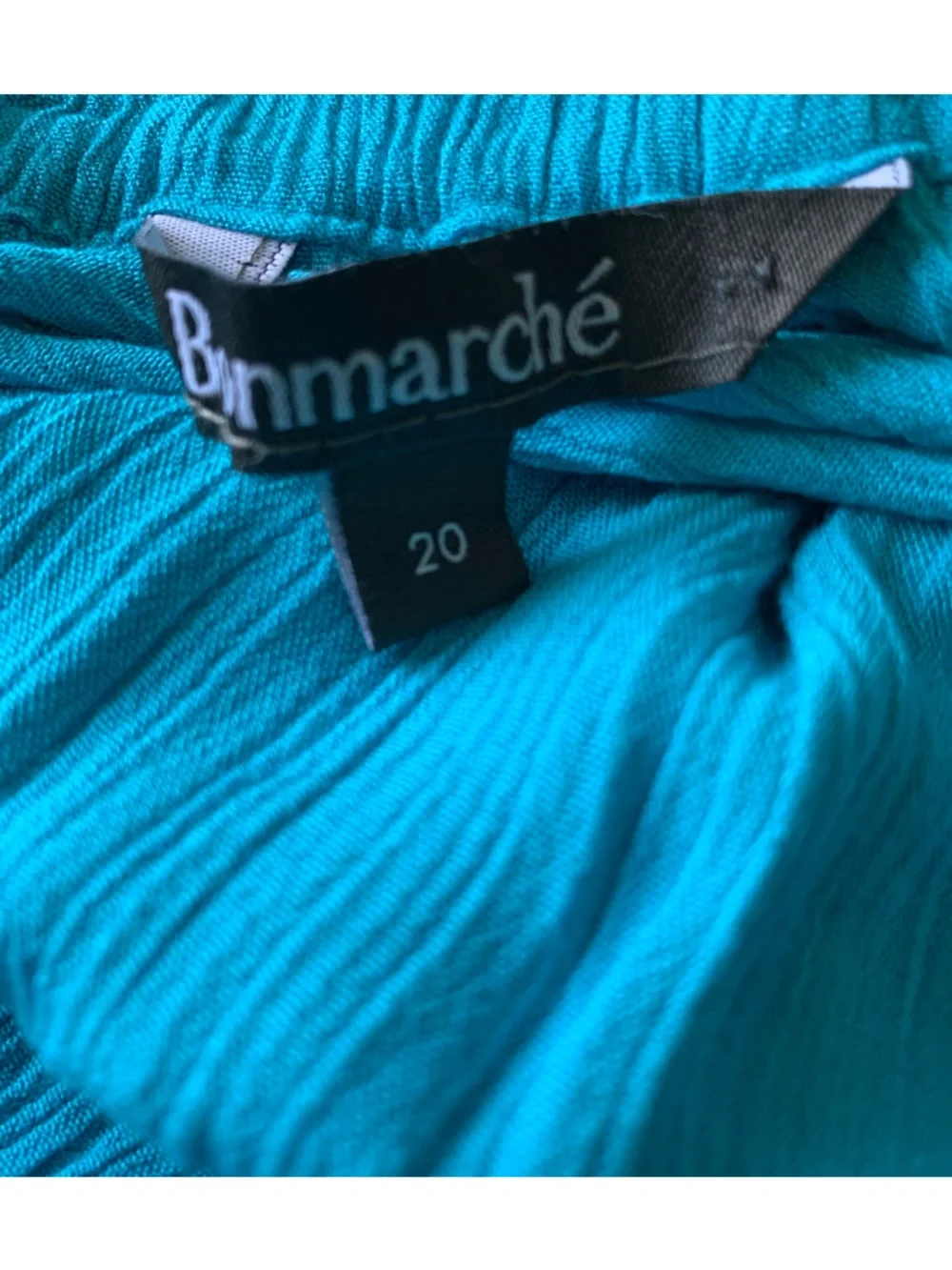 Turquoise Tiered A-Line Women's Skirt - Picture 2 of 3